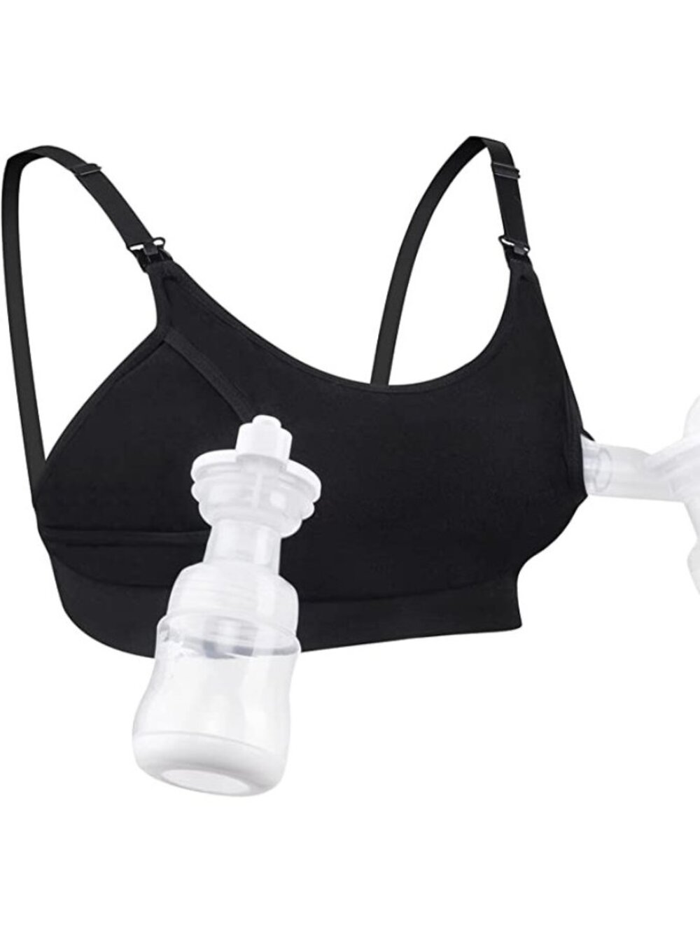 Momcozy Hands Free Pumping Bra, Adjustable Breast-Pumps Holding and Nursing Bra